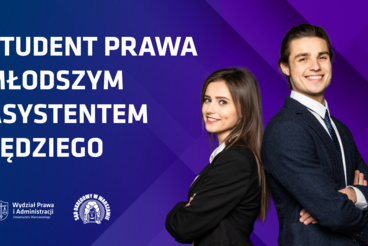 Student prawa młodszym asystentem sędziego